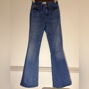 Madewell Flare Jeans in Classic Blue